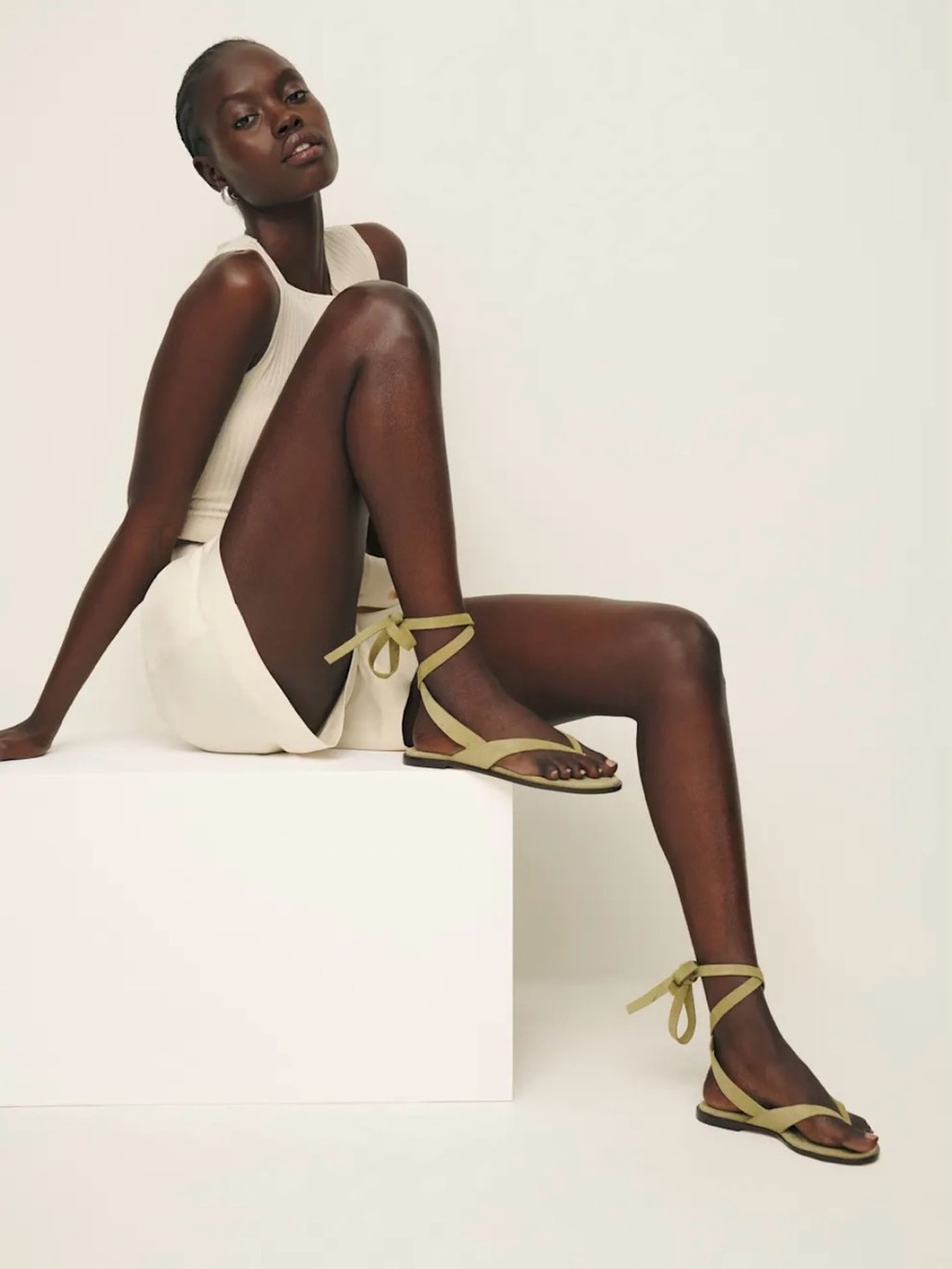 Reformation Tie Sandals